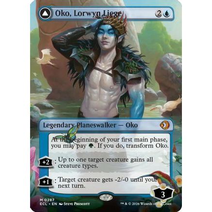 Oko, Lorwyn Liege (Borderless) (ECL-287) - Lorwyn Eclipsed Foil