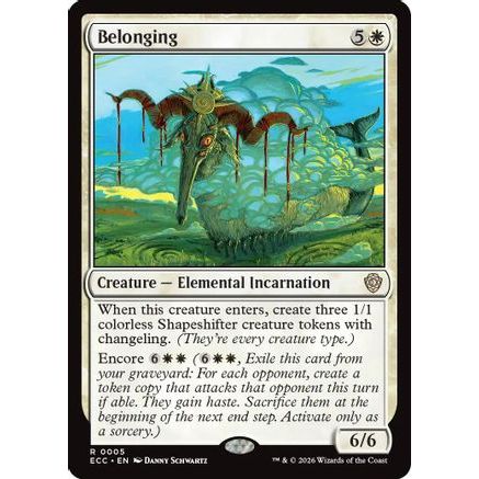 Belonging (ECC-005) - Commander: Lorwyn Eclipsed