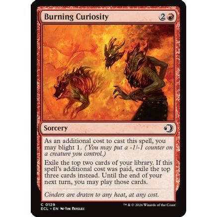 Burning Curiosity (ECL-129) - Lorwyn Eclipsed