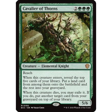 Cavalier of Thorns (ECC-100) - Commander: Lorwyn Eclipsed