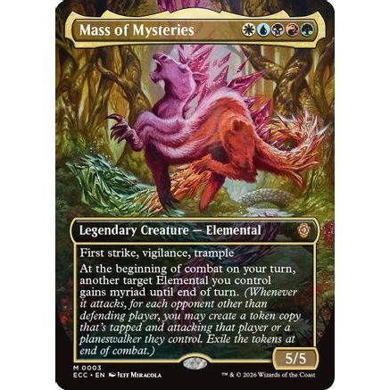 Mass of Mysteries (Borderless) (ECC-003) - Commander: Lorwyn Eclipsed Foil