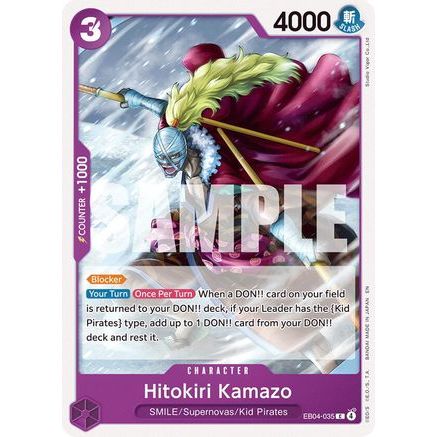 Hitokiri Kamazo (EB04-035) - The Azure Sea's Seven