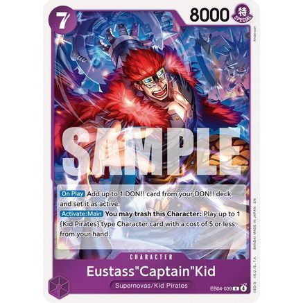 Eustass"Captain"Kid - EB04-039 (EB04-039) - The Azure Sea's Seven Foil