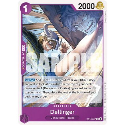 Dellinger (OP14-067) - The Azure Sea's Seven