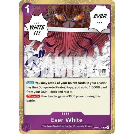 Ever White (OP14-076) - The Azure Sea's Seven Foil