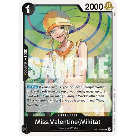 Miss.Valentine(Mikita) (OP14-087) - The Azure Sea's Seven Foil