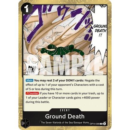 Ground Death (OP14-096) - The Azure Sea's Seven Foil
