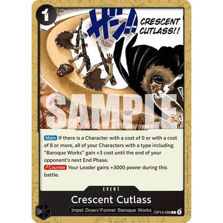 Crescent Cutlass (OP14-098) - The Azure Sea's Seven