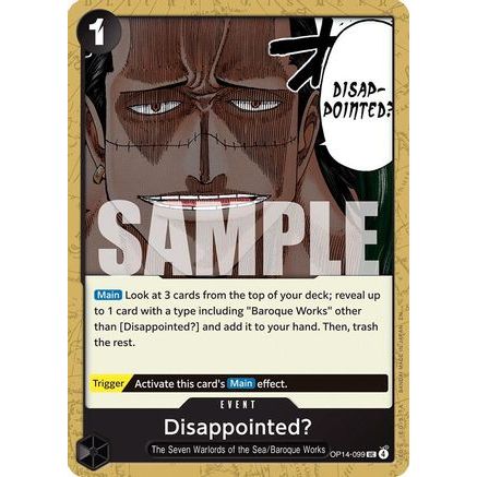 Disappointed? (OP14-099) - The Azure Sea's Seven