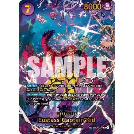 Eustass"Captain"Kid - EB04-039 (SP) (EB04-039) - The Azure Sea's Seven Foil