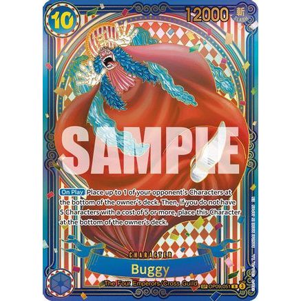 Buggy - OP09-051 (SP) (Gold) (OP09-051) - The Azure Sea's Seven Foil