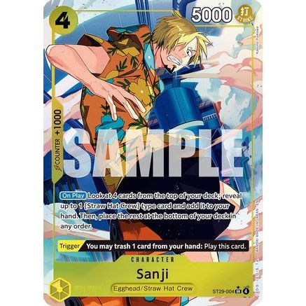 Sanji (Full Art) (ST29-004) - Starter Deck 29: Egghead Foil