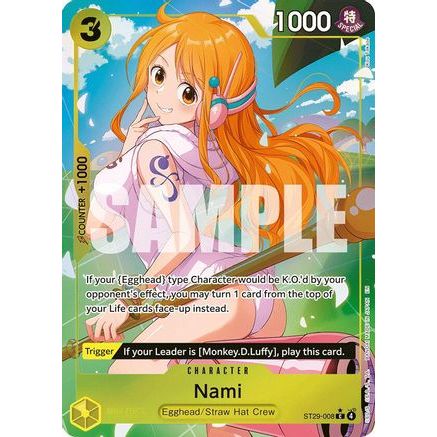Nami (Full Art) (ST29-008) - Starter Deck 29: Egghead Foil