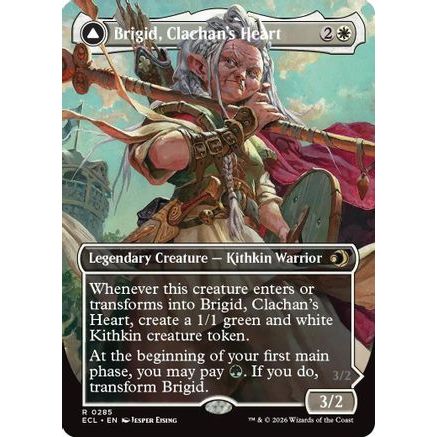 Brigid, Clachan's Heart (Borderless) (ECL-285) - Lorwyn Eclipsed