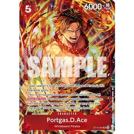 Portgas.D.Ace (Illustration Box Vol.5) (ST15-005) - One Piece Promotion Cards Foil