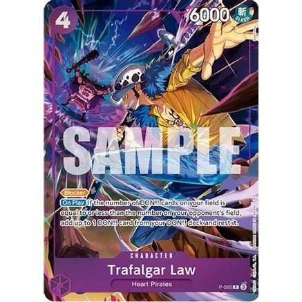 Trafalgar Law (Illustration Box Vol.6) (P-093) - One Piece Promotion Cards Foil