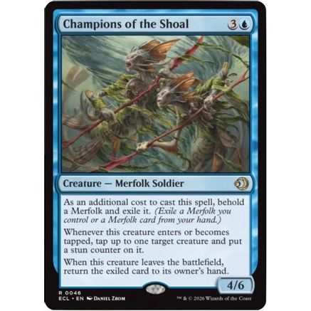 Champions of the Shoal (ECL-046) - Lorwyn Eclipsed Foil