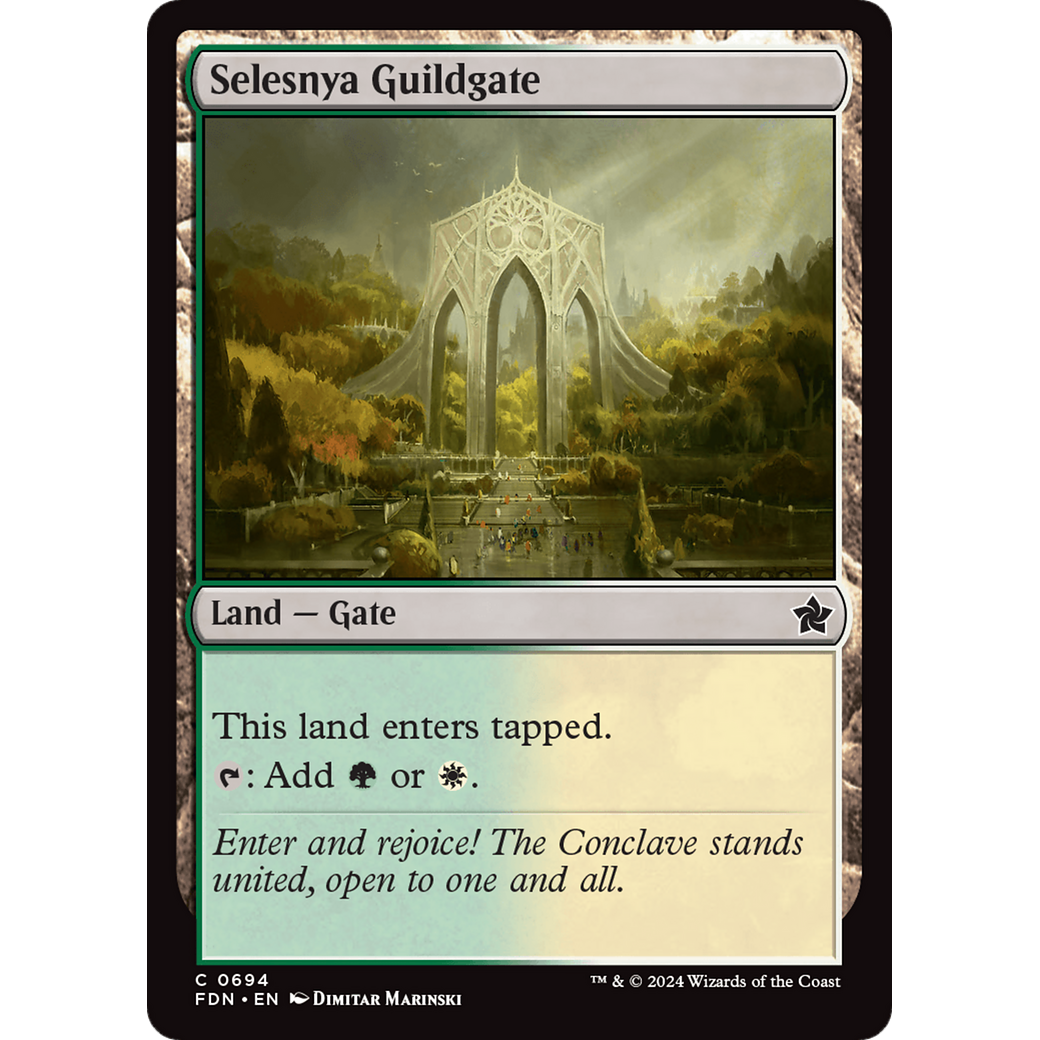 Selesnya Guildgate (FDN-694) - Foundations