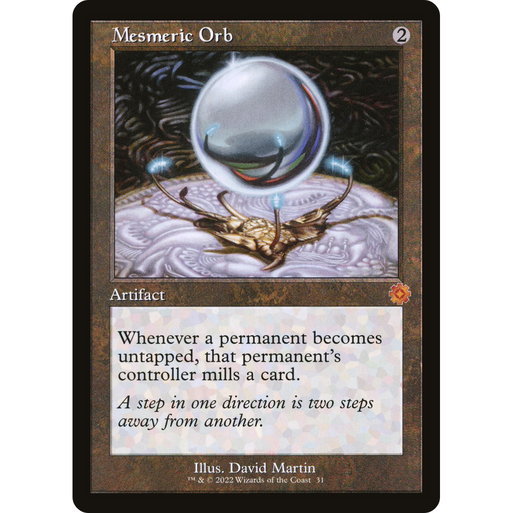Mesmeric Orb (BRR-031) - The Brothers' War Retro Artifacts Foil