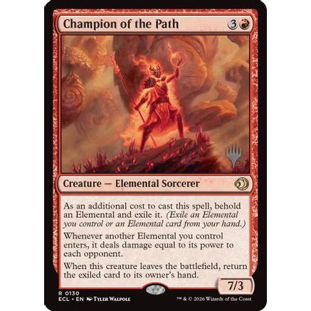 Champion of the Path (PPECL-130) - Promo Pack: Lorwyn Eclipsed