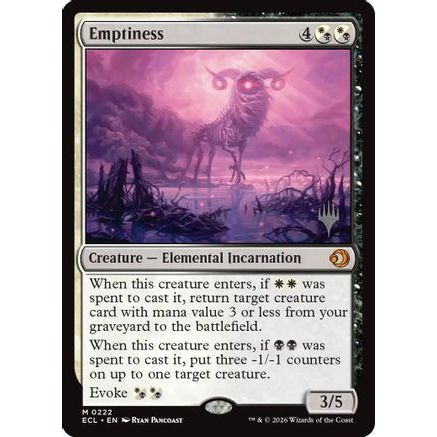 Emptiness (PPECL-222) - Promo Pack: Lorwyn Eclipsed