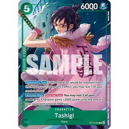 Tashigi (Dash Pack) (OP14-029) - The Azure Sea's Seven Foil