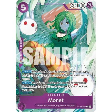 Monet (Dash Pack) (OP14-074) - The Azure Sea's Seven Foil
