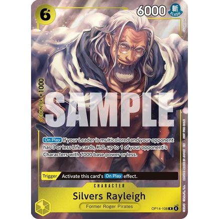 Silvers Rayleigh (Dash Pack) (OP14-108) - The Azure Sea's Seven Foil