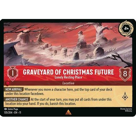 Graveyard of Christmas Future - Lonely Resting Place (135/204) - Winterspell Cold Foil