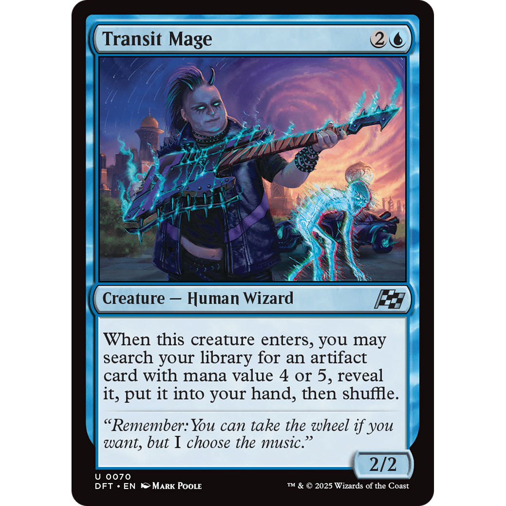 Transit Mage (DFT-070) - Aetherdrift Foil