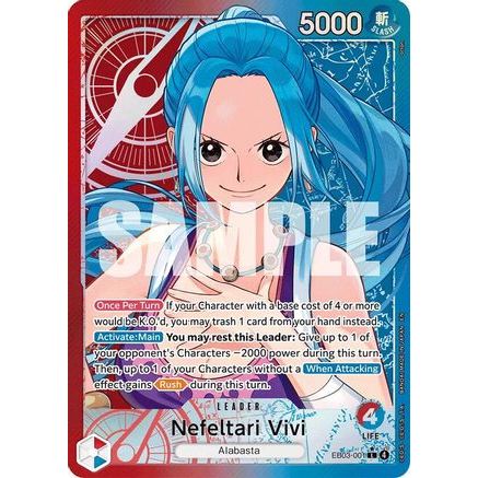 Nefeltari Vivi - 001 (Alternate Art) (EB03-001) - Extra Booster: One Piece Heroines Edition Foil