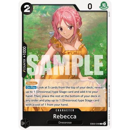 Rebecca (EB03-048) - Extra Booster: One Piece Heroines Edition Foil