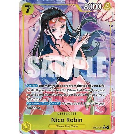 Nico Robin (055) (Alternate Art) (EB03-055) - Extra Booster: One Piece Heroines Edition Foil