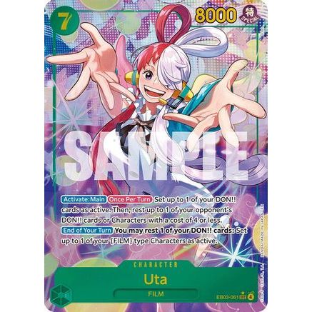 Uta (061) (Alternate Art) (EB03-061) - Extra Booster: One Piece Heroines Edition Foil