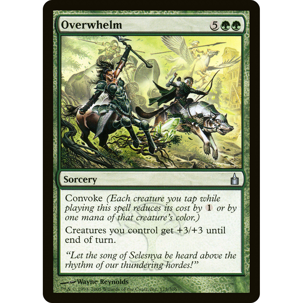 Overwhelm (RAV-175) - Ravnica: City of Guilds