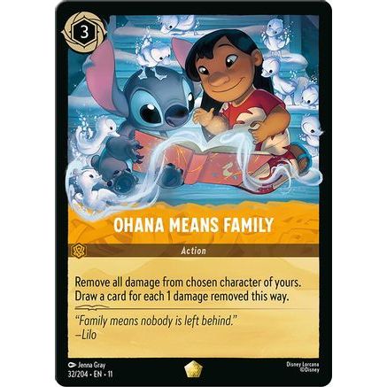 Ohana Means Family (32/204) - Winterspell Cold Foil