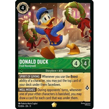 Donald Duck - Fred Honeywell (93/204) - Winterspell Cold Foil