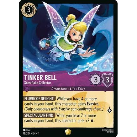 Tinker Bell - Snowflake Collector (48/204) - Winterspell Cold Foil
