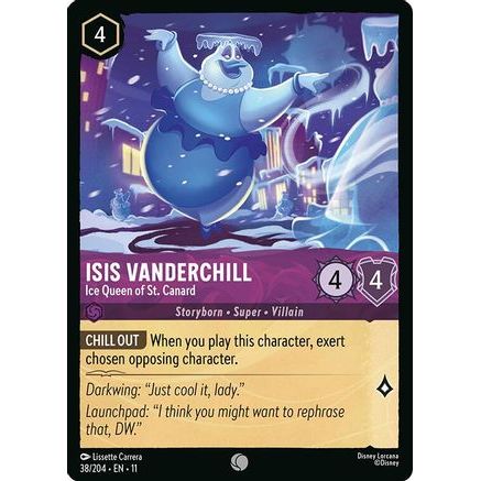 Isis Vanderchill - Ice Queen of St. Canard (38/204) - Winterspell Cold Foil