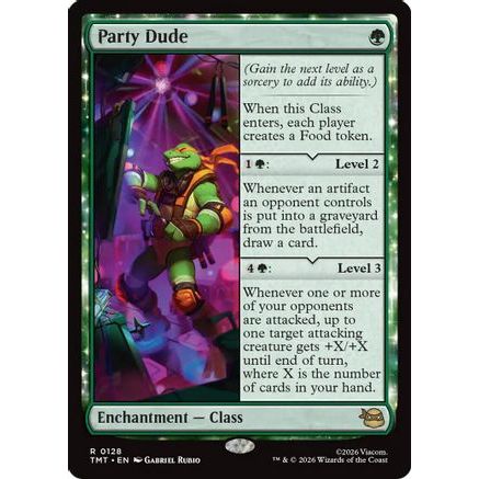 Party Dude (TMT-128) - Teenage Mutant Ninja Turtles Foil