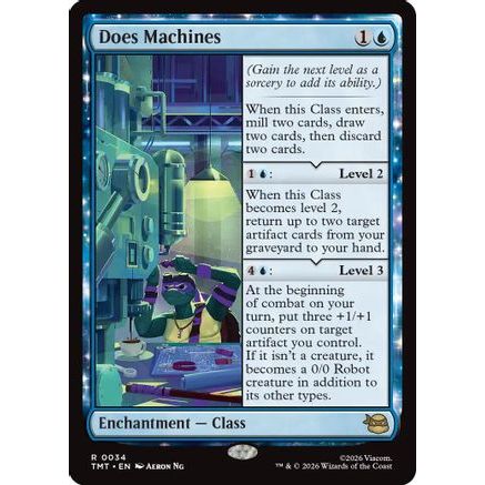Does Machines (TMT-034) - Teenage Mutant Ninja Turtles Foil