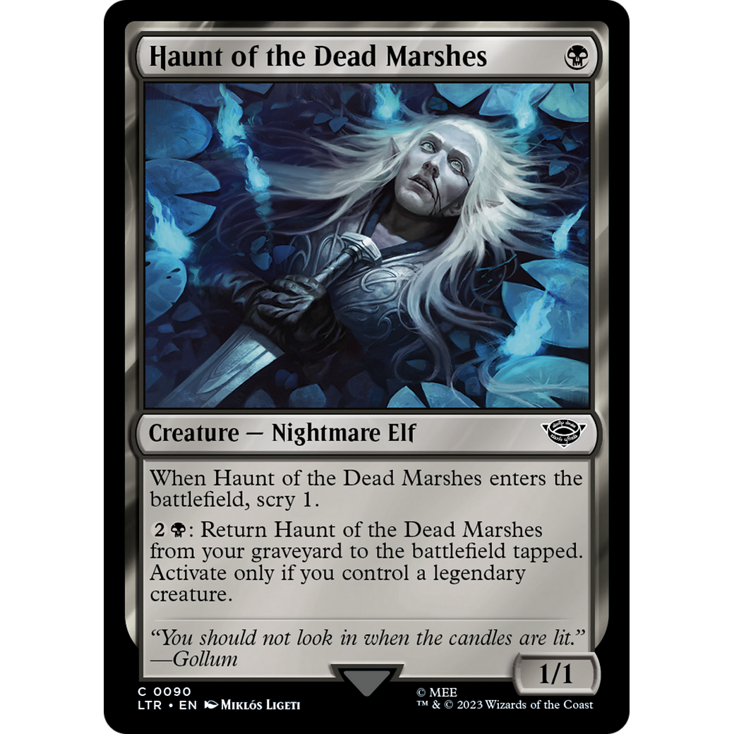 Haunt of the Dead Marshes (LTR-090) - The Lord of the Rings: Tales of Middle-earth Foil