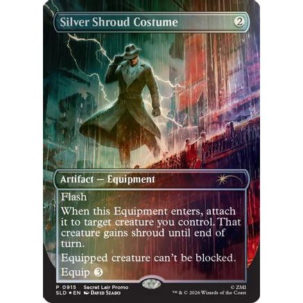 Silver Shroud Costume (SLD-915) - Secret Lair Drop Series Foil
