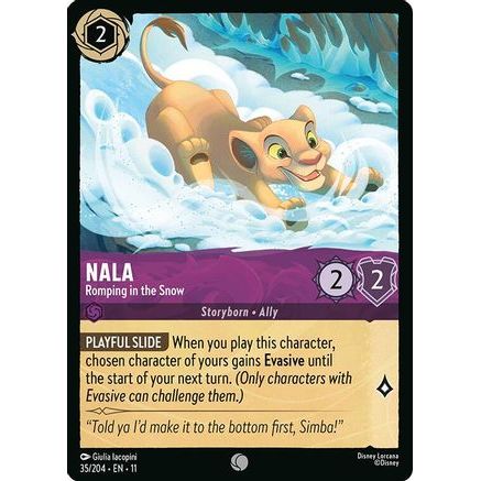 Nala - Romping in the Snow (35/204) - Winterspell Cold Foil