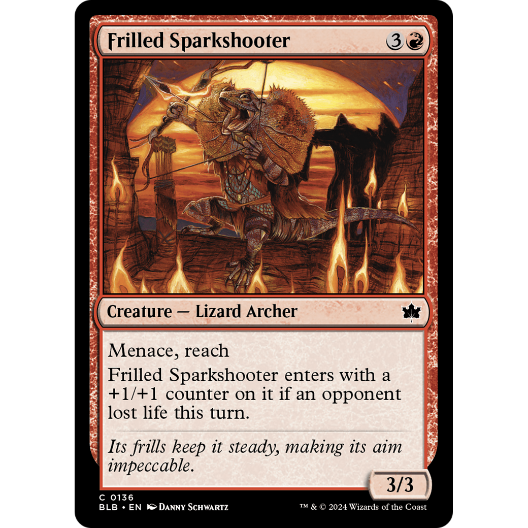 Frilled Sparkshooter (BLB-136) - Bloomburrow