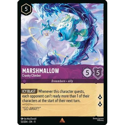 Marshmallow - Cranky Climber (53/204) - Winterspell Cold Foil