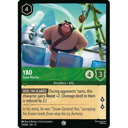 Yao - Snow Warrior (73/204) - Winterspell
