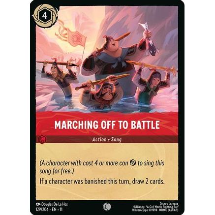 Marching Off to Battle (129/204) - Winterspell Cold Foil