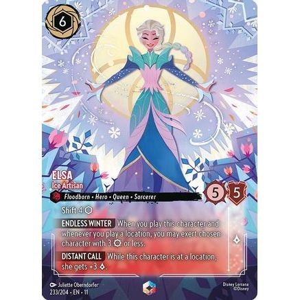 Elsa - Ice Artisan (Enchanted) (233/204) - Winterspell Holofoil