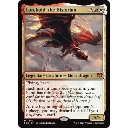 Lorehold, the Historian (SOS-201) - Secrets of Strixhaven Foil